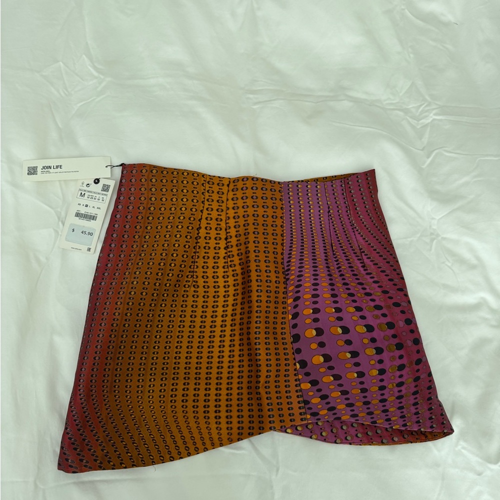 Zara Colorful Patterned Women's Skirt